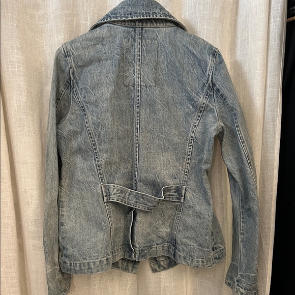 Ralph Lauren Women's Light Blue Double-Breasted Denim Jacket - Picture 3 of 3